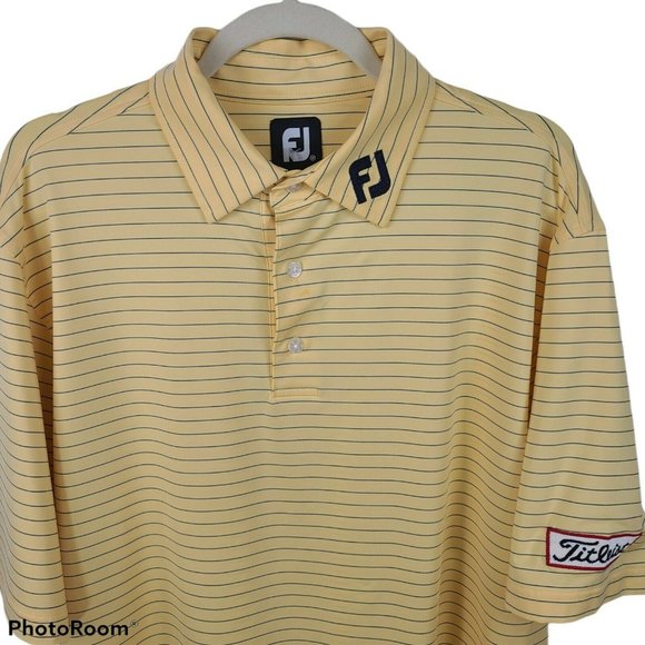 SOLD EBAY NWOT FOOTJOY PRODRY  YELLOW SHIRT M - Picture 2 of 7